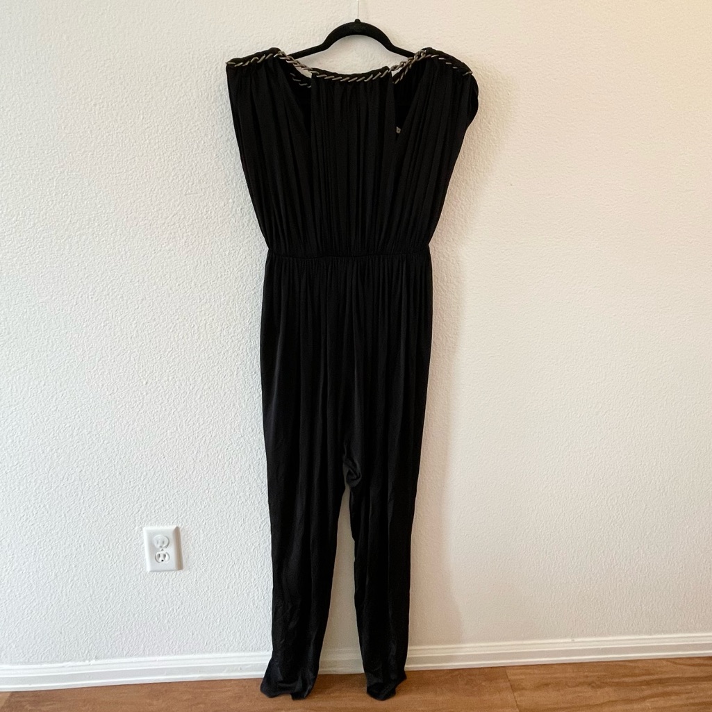 Lanvin 2014 Jumpsuit With Chain Neck Detail